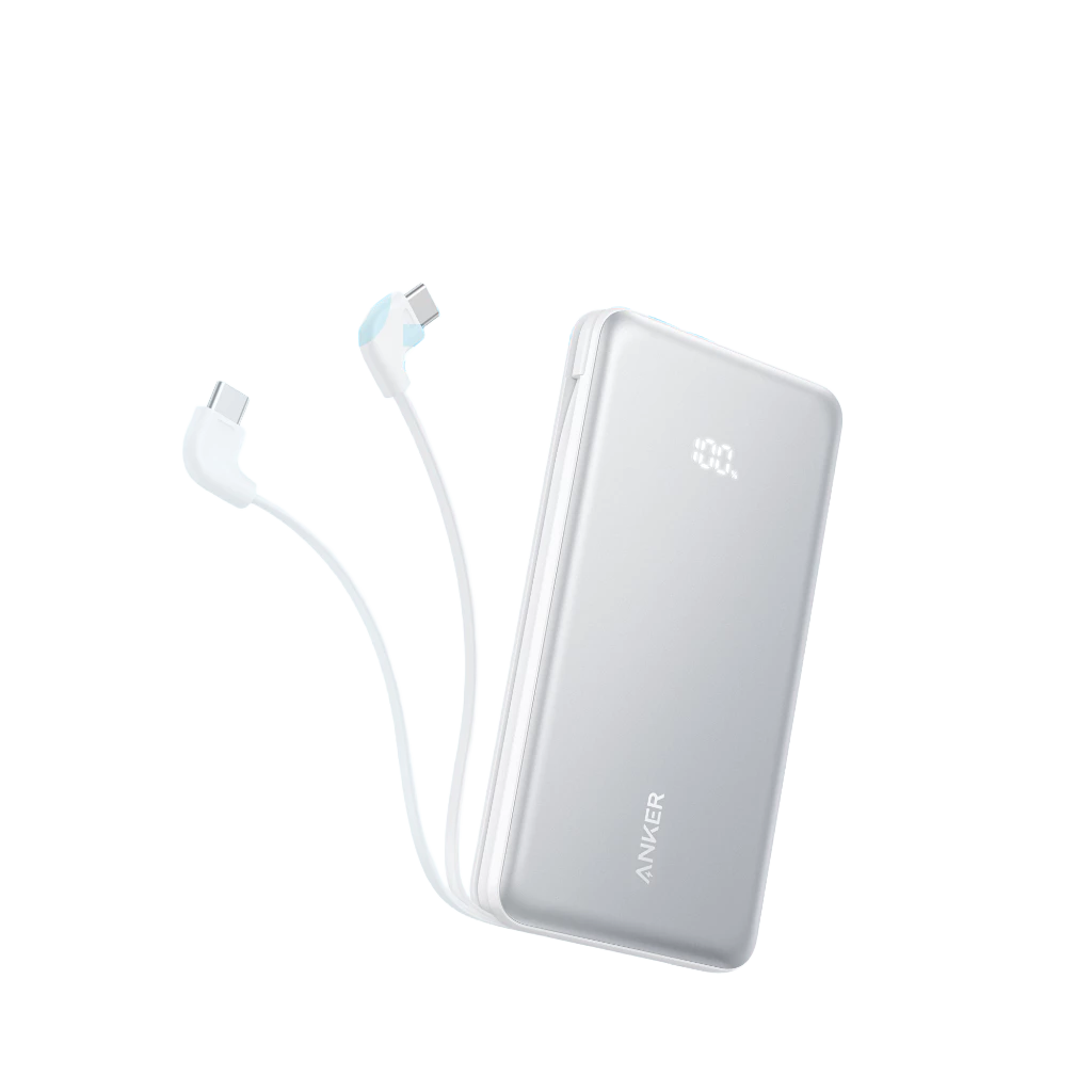 Anker Zolo Power Bank Portabel 20.000mAh dengan Tipe-C Terpasang