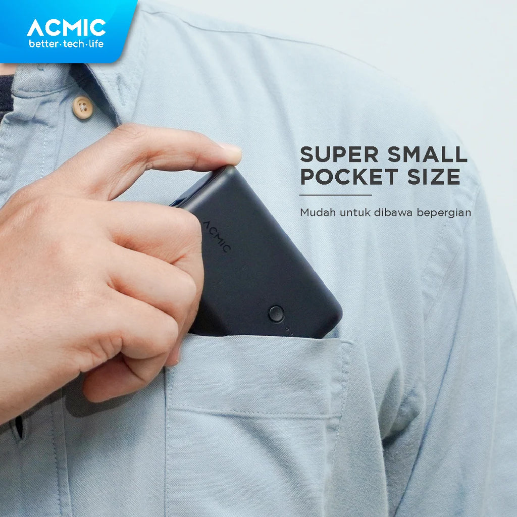 ACMIC MINIMAX 10000mAh Powerbank Mini 22.5W Fast Charging Type C