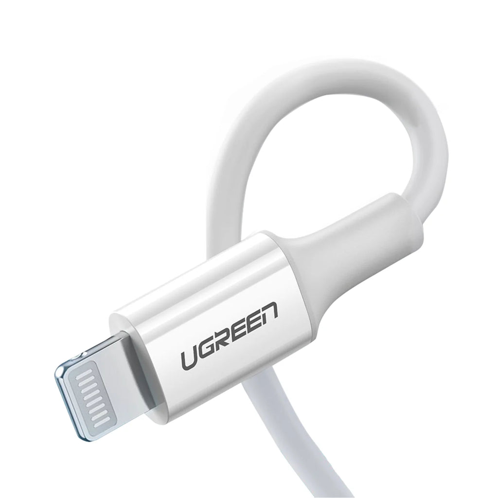 UGREEN CABLE BRAIDED DAN RUBBER C TO LIGHTNING 1M