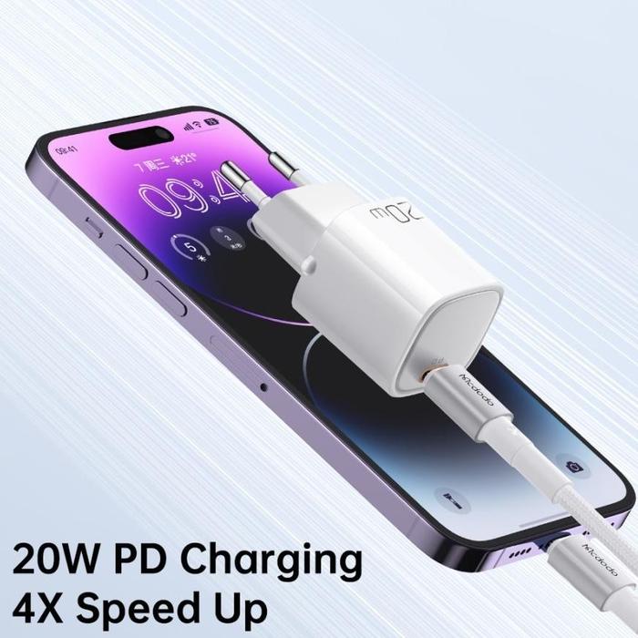 MCDODO Charger Set 20w Usb C to Lightning