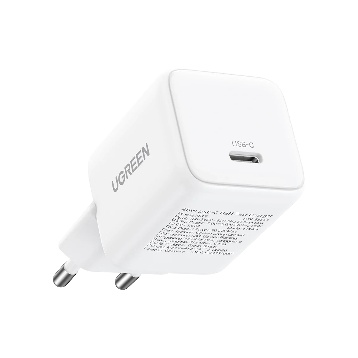 UGREEN Charger USB-C GaN Fast Charging 30W