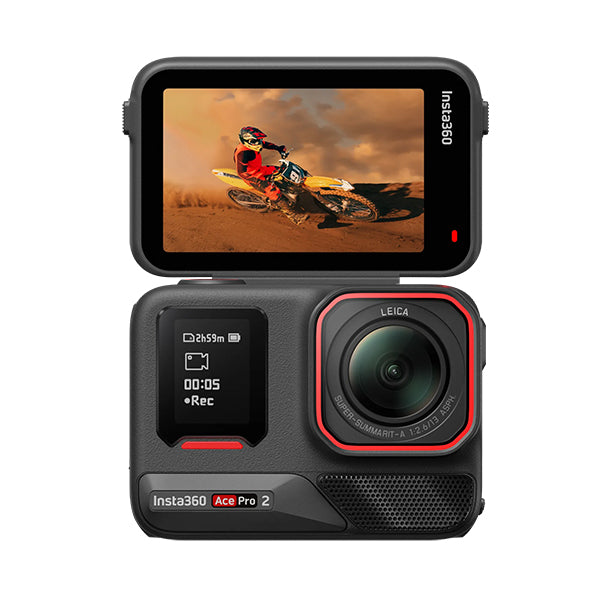 Insta360 Ace Pro 2 Action Camera Dual Battery Bundle - Black