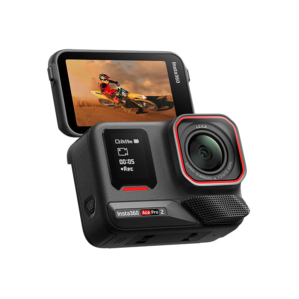 Insta360 Ace Pro 2 Action Camera Dual Battery Bundle - Black
