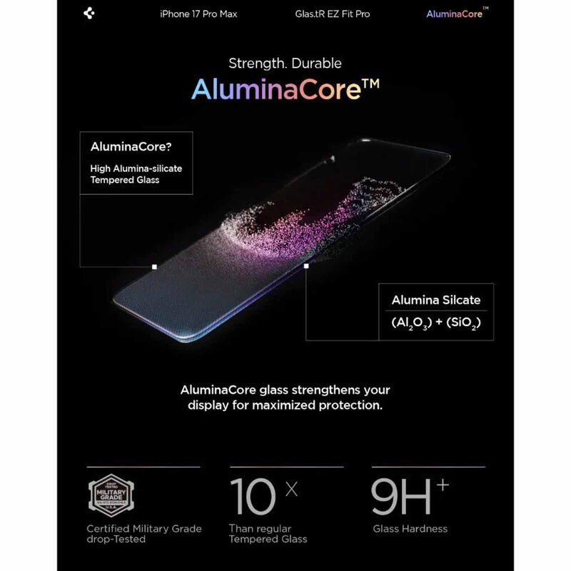SPIGEN TEMPERED GLASS IPHONE 18 PRO PRO MAX EZ FIT PRO HD PRIVACY